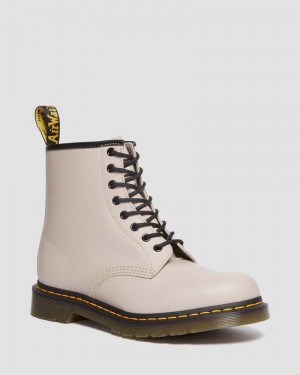 Botas Dr Martens 1460 Smooth Cuero Encaje Up Boots (Smooth Cuero) Vintage Taupe | PD91-A0MP