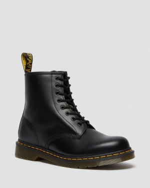 Botas Dr Martens 1460 Smooth Cuero Encaje Up Boots (Smooth Cuero) Negras | IK17-X2FB