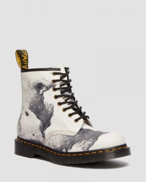 Botas Dr Martens 1460 Tate 'Decalcomania' Backhand Cuero Encaje Up Boots (Backhand) Multi | VS20-L5BK