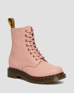 Botas Dr Martens 1460 - Pascal Virginia Cuero Boots (Virginia) Beige | JX93-K2FG