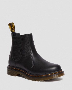 Botas Dr Martens 2976 - Cuero Chelsea Boots (Virginia) Negras | BP77-O1OU