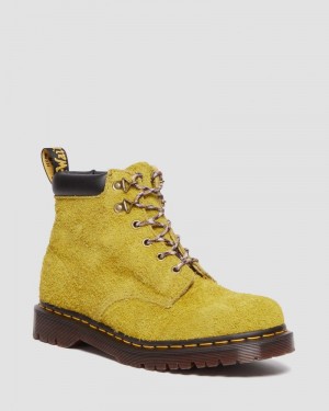 Botas Dr Martens 939 Ben Gamuza Acolchado Collar Encaje Up Boots (Long Napped Gamuza) Verde | GW13-P9BS