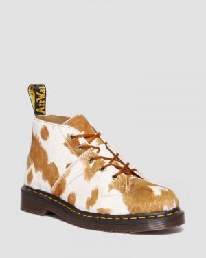 Botas Dr Martens Church Hair-On Cow Print Monkey Boots (Hair On) Jersey Cow Print | WN06-M9TZ