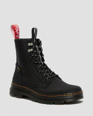 Botas Dr Martens Combs II Herschel Casuales Boots (Slippery Wp+Cordura Ballistic Nylon) Negras | NS97-F4OJ