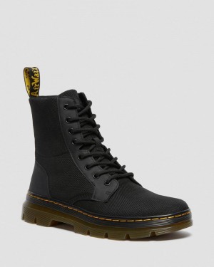 Botas Dr Martens Combs Poly Casuales Boots (Extra Tough Poly+Rubbery) Negras | HL59-U4IW