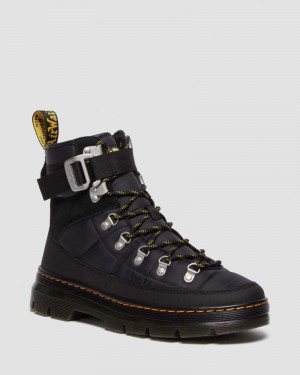 Botas Dr Martens Combs Tech Acolchado Casuales Boots Negras | TG64-B8LL