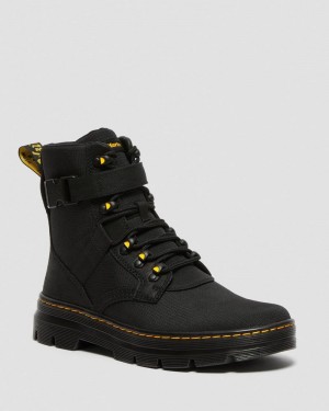 Botas Dr Martens Combs Tech II Poly Casuales Boots (Accord+Poly Ripstop) Negras | GK20-B0QL