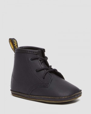 Botas Dr Martens Newborn 1460 Auburn Cuero Booties (Mason Pu Split+Mason Nw Sintetico) Negras | XH58-Y3YF