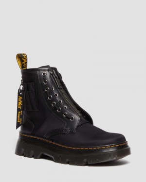 Botas Dr Martens Tarik Alpha Industries Cuero & Nylon Utility Boots Negras | WS74-E7EV