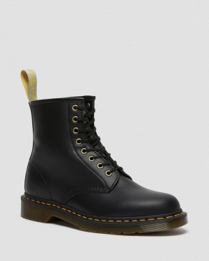 Botas Dr Martens Vegan 1460 Felix Encaje Up Boots (Felix Rub Off) Negras | RV96-A2JV