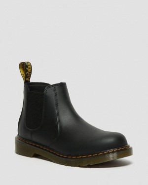 Botas Dr Martens Youth 2976 Softy T Cuero Chelsea Boots (Softy T) Negras | UW09-X9OI