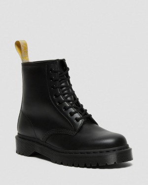 Botas de Plataforma Dr Martens Vegan 1460 Bex Mono Encaje Up Boots (Felix Rub Off) Negras | NH34-M6PF