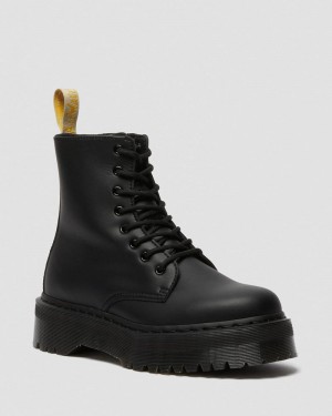 Botas de Plataforma Dr Martens Vegan Jadon II Boot Mono Platforms (Felix Rub Off) Negras | UL04-N3KL