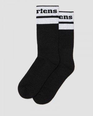 Calcetines Dr Martens Atléticos Logo Organic Algodon Blend Socks (Algodon Blend) Black+White | AI24-J9JA