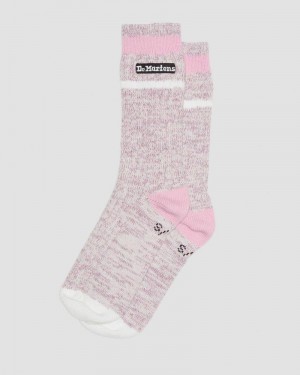 Calcetines Dr Martens Marl Organic Socks (Algodon Blend) Rosas | QG93-E5VC