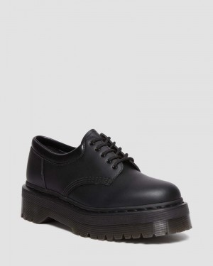 Plataformas Dr Martens Vegan 8053 Felix Plataforma Casuales Shoes (Felix Rub Off) Negras | VU00-H6DA