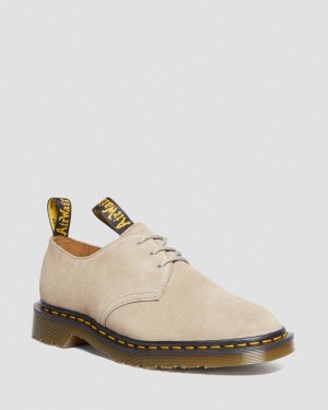 Zapatos Dr Martens 1461 Engineered Garments Gamuza Oxford Shoes (Gamuza) Milkshake | VD88-J9ZV