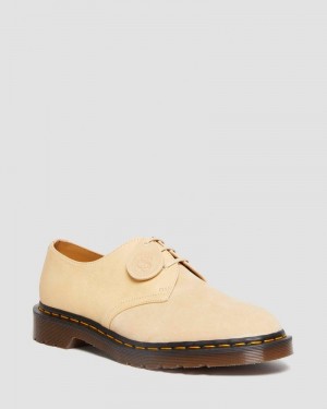 Zapatos Dr Martens 1461 Made in England Gamuza Oxford Shoes (Reverse Grain Gamuza) Moutarde | HR74-U4IW