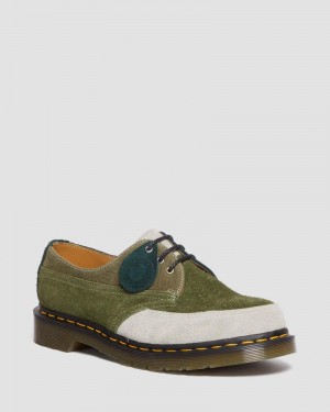 Zapatos Dr Martens 1461 Made in England Deadstock Cuero Oxford Shoes (Quilon + Gamuza) Multi | UN67-Y0CS