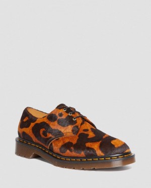 Zapatos Dr Martens 1461 Made in England Hair On Oxford Shoes (Hair On) Ocelot | PQ87-I3KI