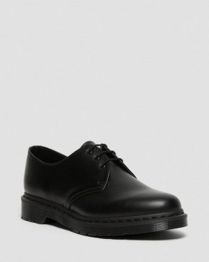 Zapatos Dr Martens 1461 Mono Smooth Cuero Oxford Shoes (Smooth Cuero) Negras | LB36-L8ZV