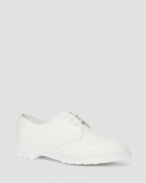 Zapatos Dr Martens 1461 Mono Smooth Cuero Oxford Shoes (Smooth Cuero) Blancas | EO63-C5YE