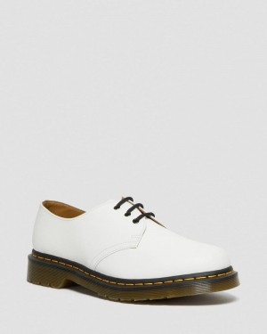 Zapatos Dr Martens 1461 Smooth Cuero Oxford Shoes (Smooth Cuero) Blancas | WN24-E1UZ