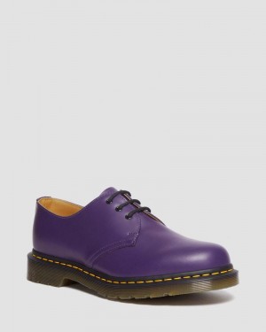 Zapatos Dr Martens 1461 Smooth Cuero Oxford Shoes (Smooth Cuero) Moradas | MA62-P8OP