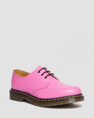 Zapatos Dr Martens 1461 Smooth Cuero Oxford Shoes (Smooth Cuero) Rosas | QF37-R3JV