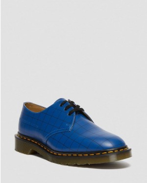 Zapatos Dr Martens 1461 Undercover Made in England Cuero Oxford Shoes (Smooth Cuero) Azules | PS81-K0AN