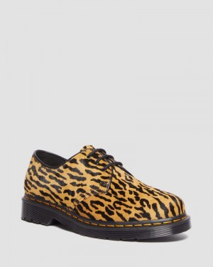 Zapatos Dr Martens 1461 Wacko Maria Hair-On Oxford Shoes (Hair On) Negras | VJ75-T0AP