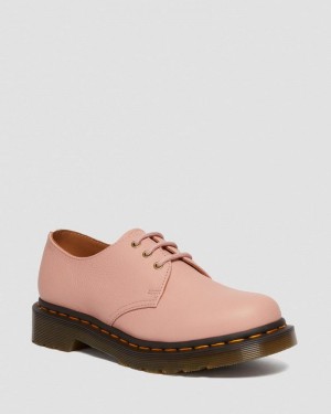 Zapatos Dr Martens 1461 - Virginia Cuero Oxford Shoes (Virginia) Beige | EK68-F4YM