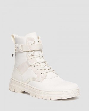 Zapatos Dr Martens Combs Tech II Poly & Cuero Casuales Boots (Extra Tough Nylon) Off White/Natural | SS16-X3FS