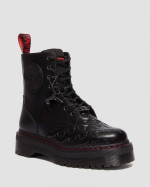 Zapatos Dr Martens Jadon Boot WB Blade Runner Cuero Platforms Negras | YT95-U9WV