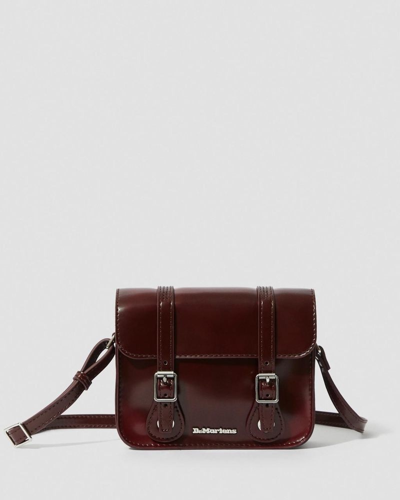 Bolsos y Mochilas Dr Martens 7 Inch Vegan Crossbody Bag (Oxford Rub Off) Rojas | JI11-B2AA