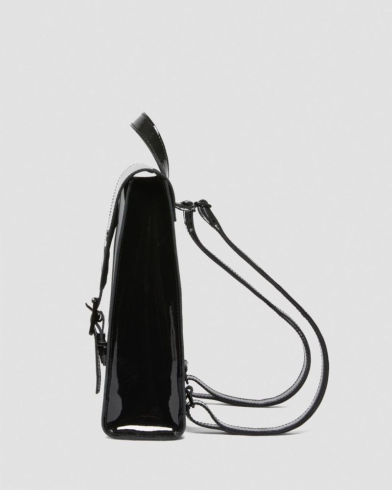 Bolsos y Mochilas Dr Martens Charol Cuero Mini Backpack (Charol Cuero) Negras | VX36-X2UK