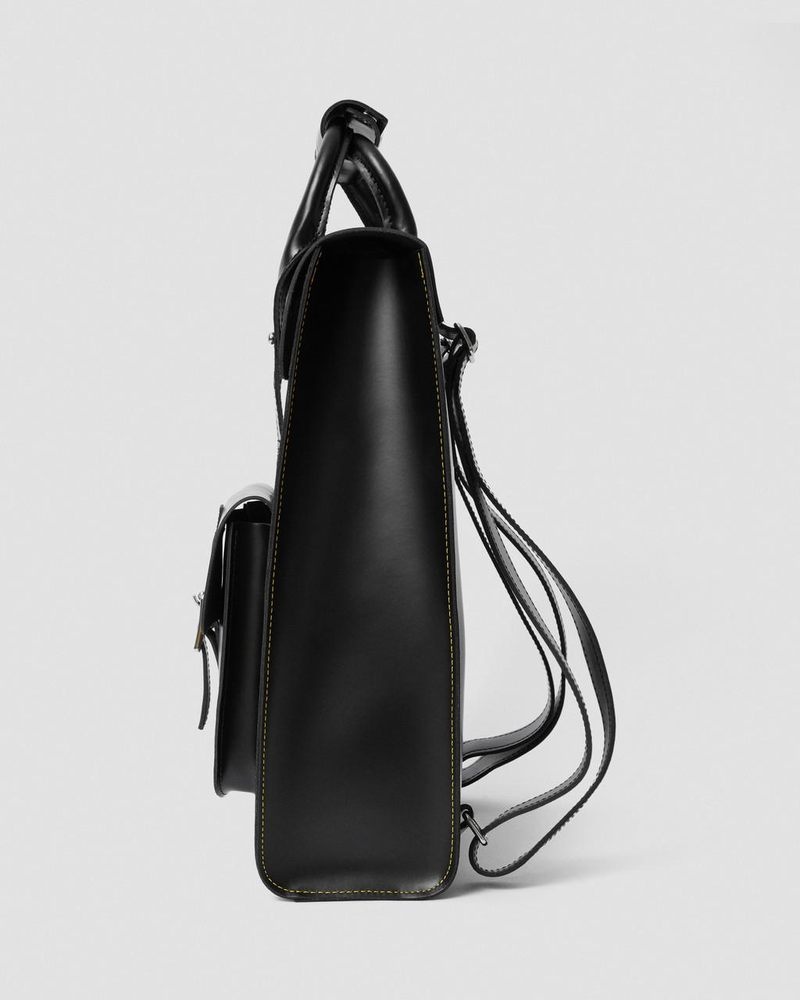 Bolsos y Mochilas Dr Martens Kiev Cuero Backpack (Kiev & Smooth) Negras | GZ92-G6WC