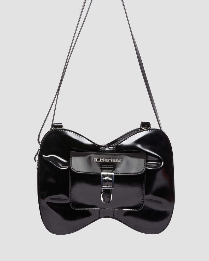 Bolsos y Mochilas Dr Martens Vegan Bow Bag (Oxford) Negras | DR01-K5RB