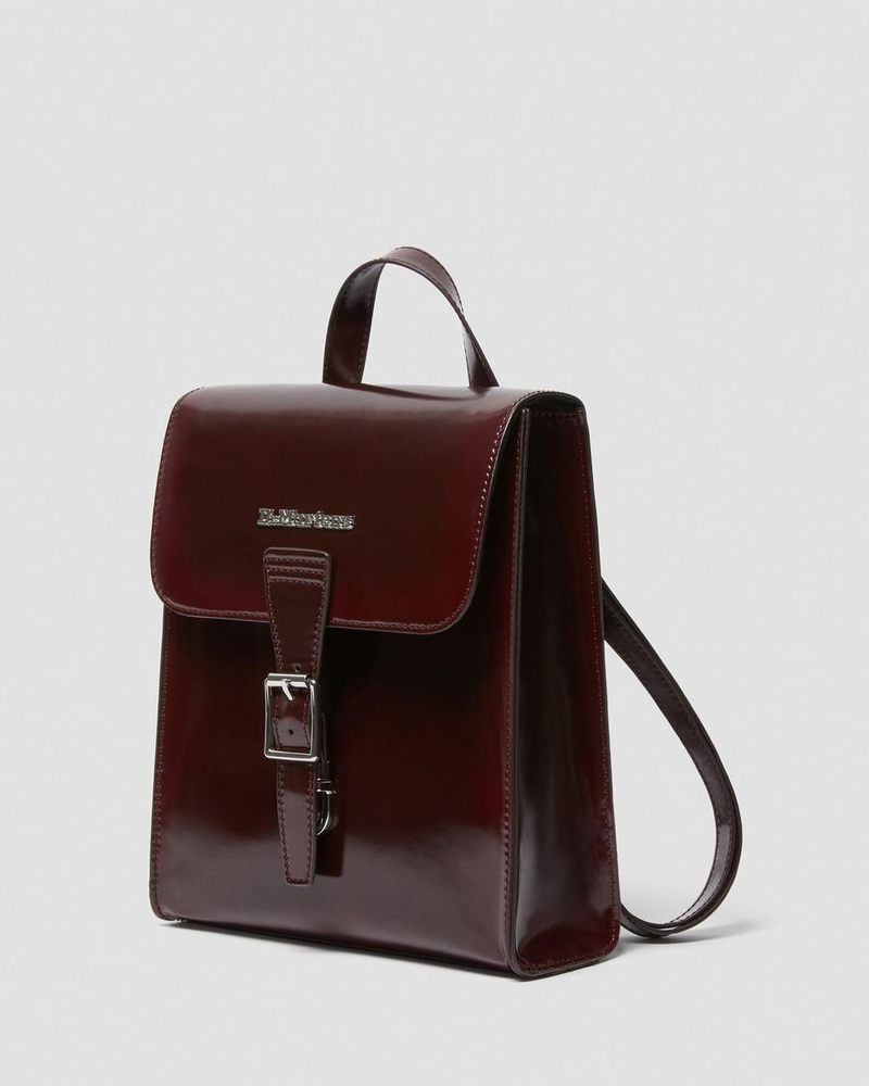 Bolsos y Mochilas Dr Martens Vegan Mini Backpack (Oxford Rub Off) Rojas | HM52-Y7BP