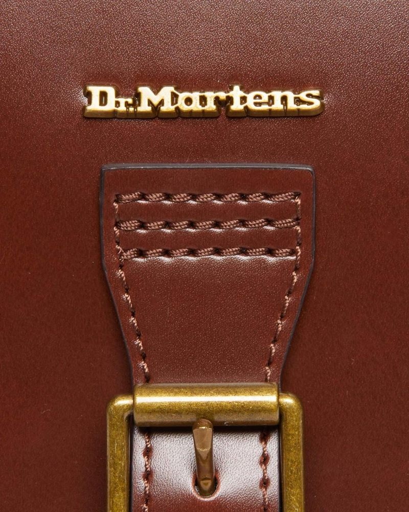 Bolsos y Mochilas Dr Martens Vegan Norfolk Vertical Crossbody Bag (Norfolk Vegan) Tan | SX87-E1VY