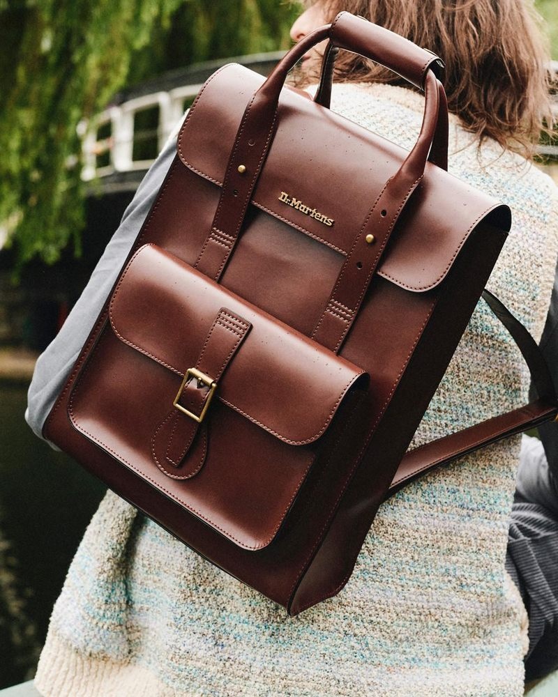 Bolsos y Mochilas Dr Martens Vegan Norfolk Backpack (Norfolk Vegan) Tan | WZ36-Y2YH