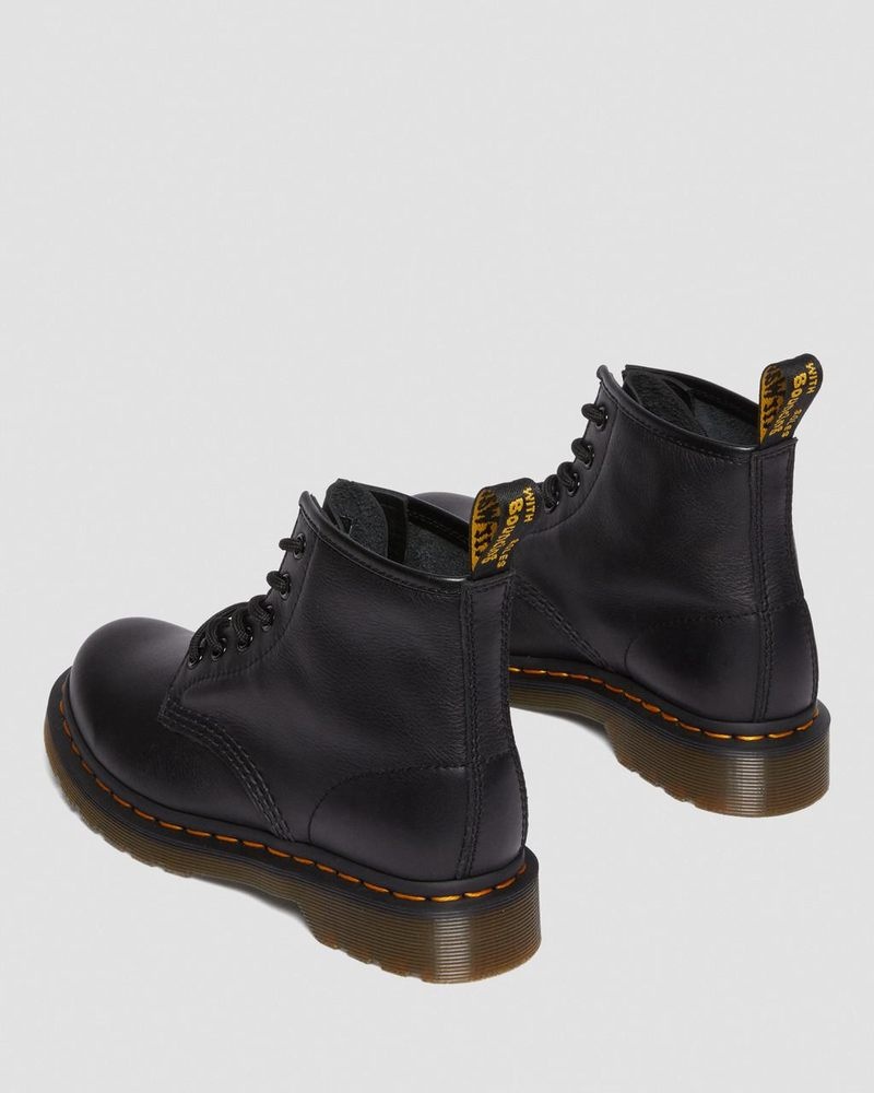 Botas Dr Martens 101 Virginia Cuero Ankle Boots (Virginia) Negras | TC51-G1SB