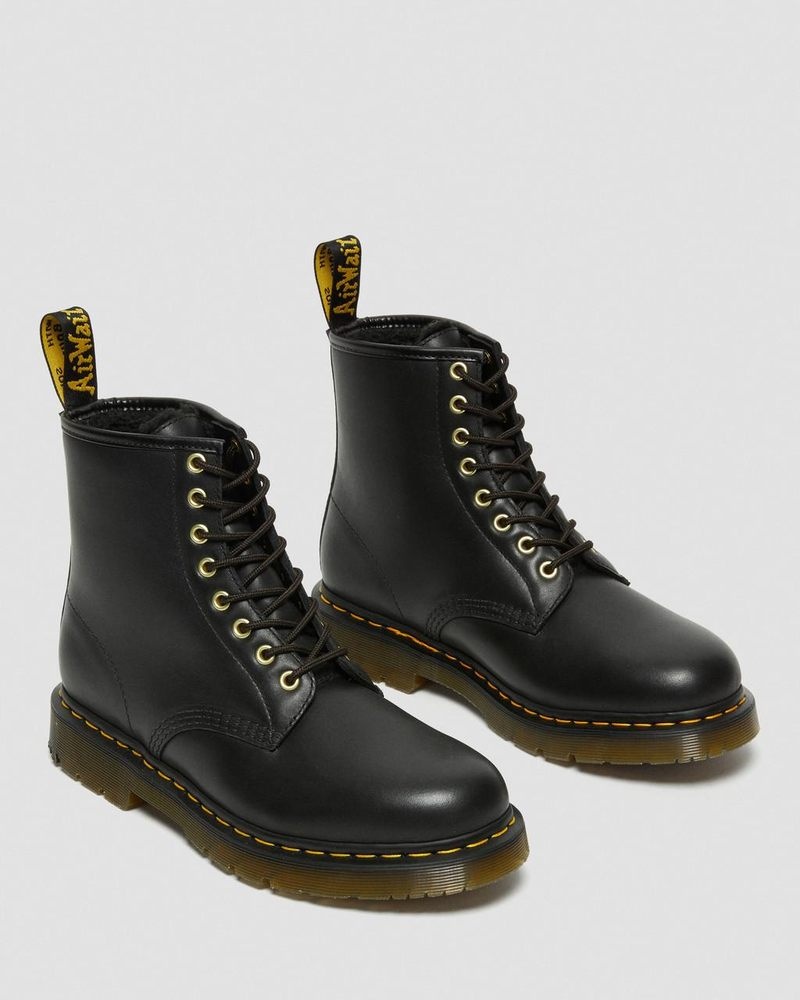 Botas Dr Martens 1460 DM's Wintergrip Cuero Encaje Up Boots (Blizzard Wp) Negras | RT27-X5VH