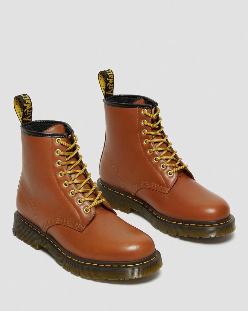 Botas Dr Martens 1460 DM's Wintergrip Cuero Encaje Up Boots (Blizzard Wp) Tan | RC43-D9DK