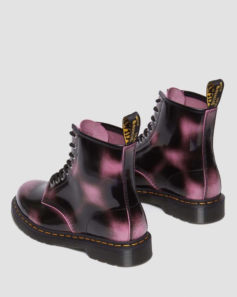 Botas Dr Martens 1460 Distressed Cuero Encaje Up Boots (Arcadia) Rosas | MR82-B4RE