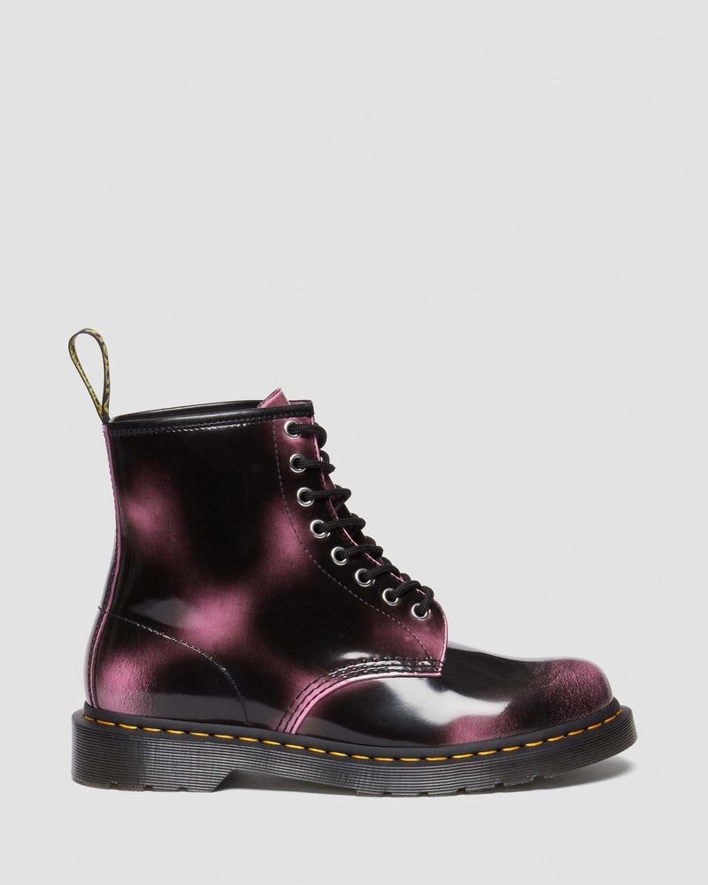 Botas Dr Martens 1460 Distressed Cuero Encaje Up Boots (Arcadia) Rosas | MR82-B4RE