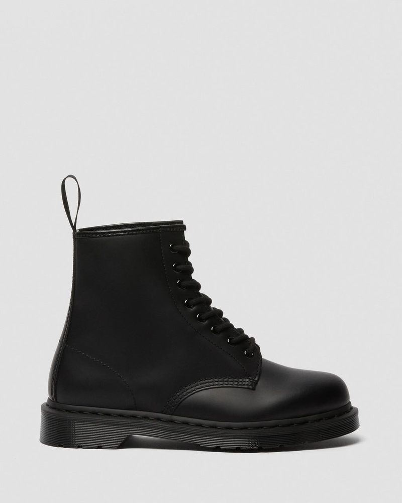 Botas Dr Martens 1460 Mono Smooth Cuero Encaje Up Boots (Smooth Cuero) Negras | EH11-I6VK