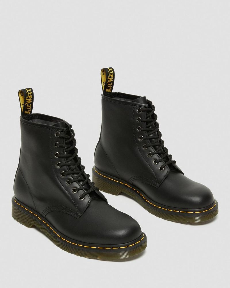 Botas Dr Martens 1460 Nappa Cuero Encaje Up Boots (Nappa Cuero) Negras | XM15-A1ZB