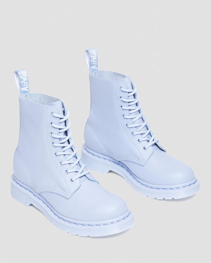 Botas Dr Martens 1460 Pascal - Mono Encaje Up Boots (Virginia) Azules | JZ21-D3HW