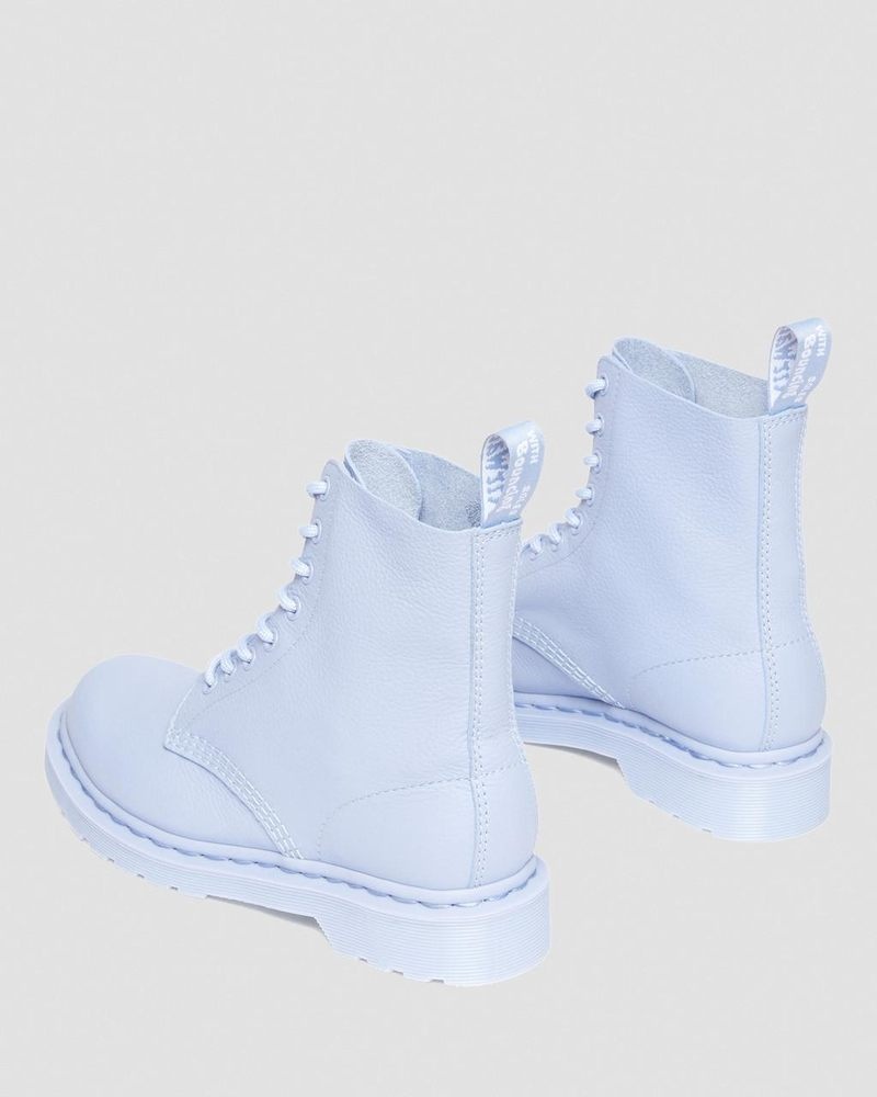 Botas Dr Martens 1460 Pascal - Mono Encaje Up Boots (Virginia) Azules | JZ21-D3HW